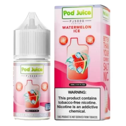 Watermelon Ice Nicotine Salt by Pod Juice PJ5000 - Vape Product; Vape Product, Vape Product