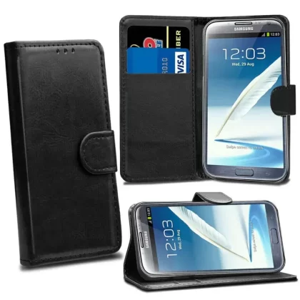 Leather Flip Case Cover For Samsung Note 2, Note 3, S2, S3, S3 Mini, S4, S4 Mini