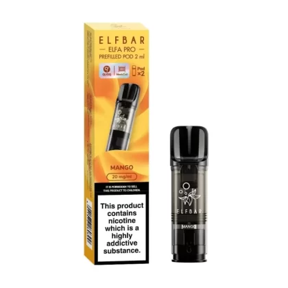 Mango Prefilled Pods Elfa PRO Series by Elf Bar (2 x 2ml) - 20mg