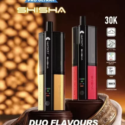 Hayati Pro Ultra Plus Shisha 30k Puffs Vape Kit – Box of 5