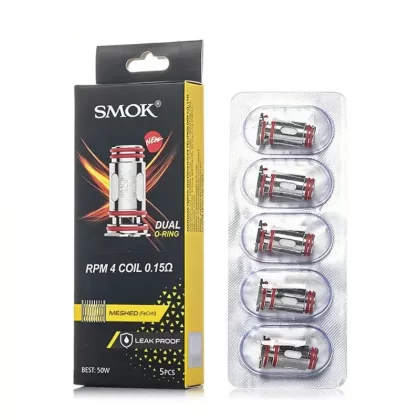 SMOK RPM 4 Replacement Coils - 0.15 Ohm, 0.6 Ohm