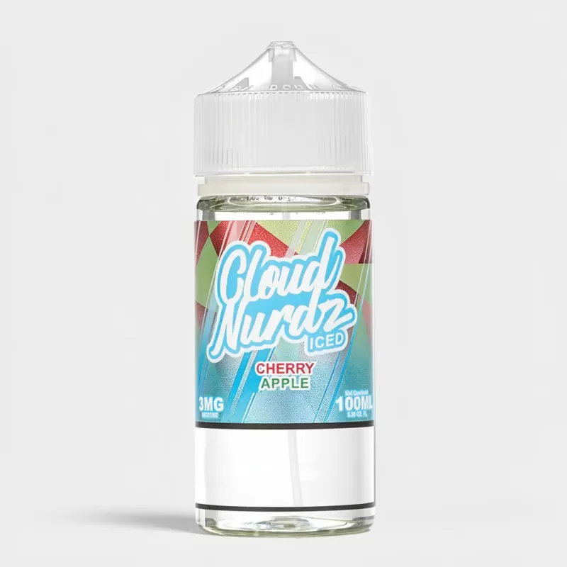 Cloud Nurdz – Iced Cherry Apple E-Juice 100mL - Vape Product, Vape Product (92A141)