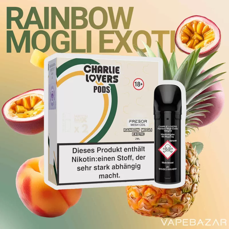 Charlie Lovers Pods – Rainbow Mogli Exotic (2er Pack) - Vapebazar