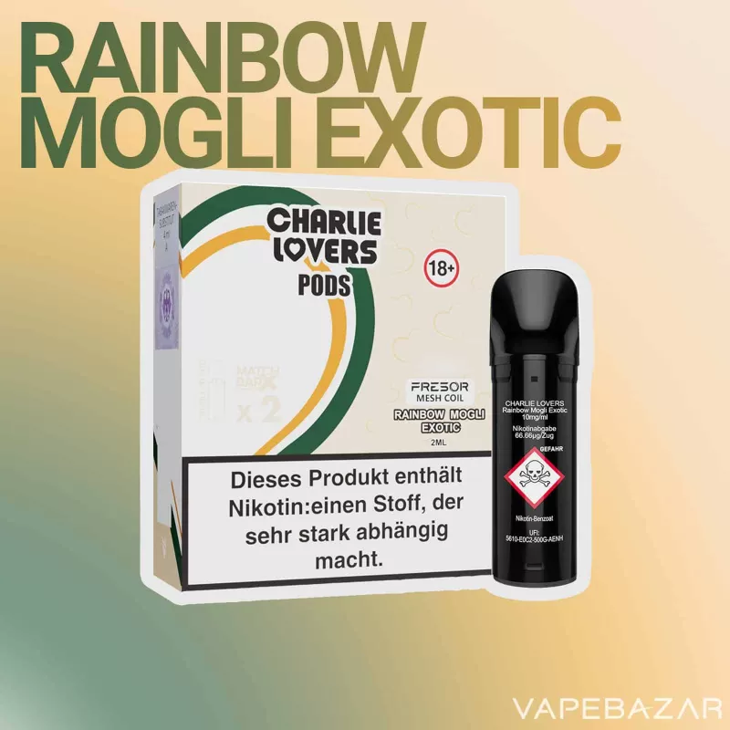 Charlie Lovers Pods – Rainbow Mogli Exotic (2er Pack) - Vapebazar - Image 2