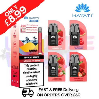Hawaii – Hayati Twist 2400 Remix 4 IN 1 Bar Kit