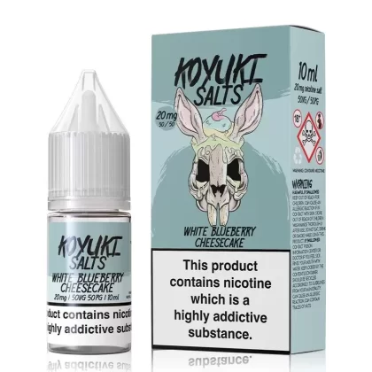 White blueberry Cheesecake By Koyuki 10ml Nic Salt - Nicotine Strength#10mg (Salt)>20mg (Salt)