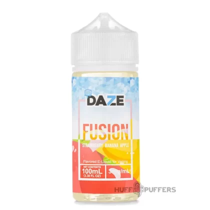 Daze Fusion – Strawberry Banana Apple Iced 100mL - Vape Product, Vape Product