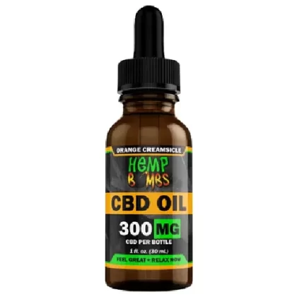 Hemp Bombs – CBD Tincture – Broad Spectrum Orange Creamsicle Oil – 300mg-5000mg