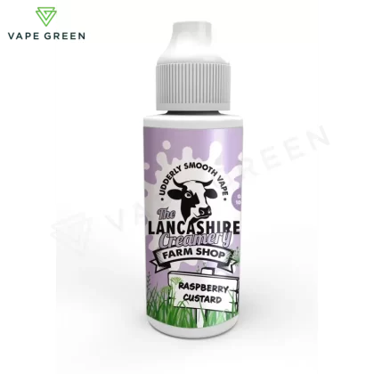 Raspberry Custard Shortfill E-Liquid by the Lancashire Creamery Farm Shop 100ml