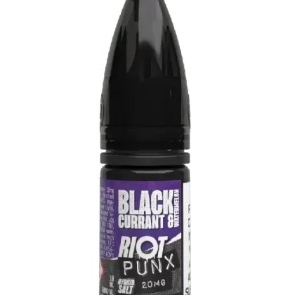 RIOT PUNXS BLACKCURRANT & WATERMELON 10ML NIC SALT E-LIQUID