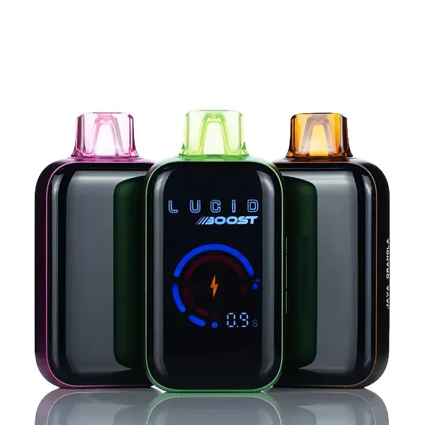 Lucid Boost 20k 20123 Puffs Dual Mesh Disposable Vape - 18ml (DISCONTINUED) - Sour Strawberry Punch