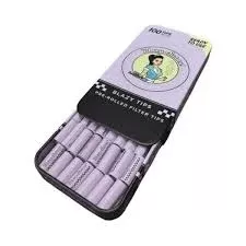 Blazy Susan Filter Tips 100pc Tin Can - Color#Purple>Pink (3AD883)