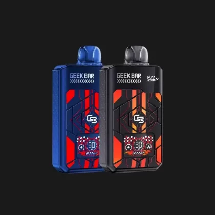 GEEKBAR GT 911 16,000 Puffs - Starter Kit (Kit + Cartridge) / Grape Blackcurrant