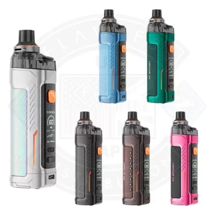 Vaporesso Armour GS Vape Kit - Color#Black>Blue>Brown>Green>Pink>Silver