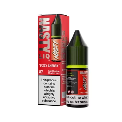 NASTY JUICE NASTY LIQ FIZZY CHERRY 10ML NIC SALT E-LIQUID