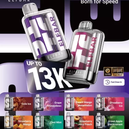 Elf Bar TE 13000 Puffs Vape - Peach mango watermelon, Strawberry mango