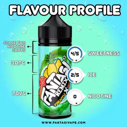 Pineapple and Grapefruit (Remix) Fantasi E Liquid – 70%VG/30% PG - Vapestorm Co