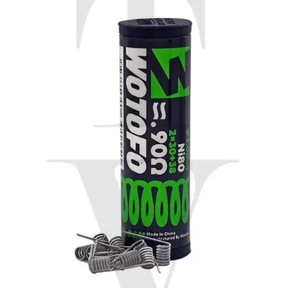 WOTOFO DUAL CORE FUSED CLAPTON 0.90OHM PREBUILT COILS