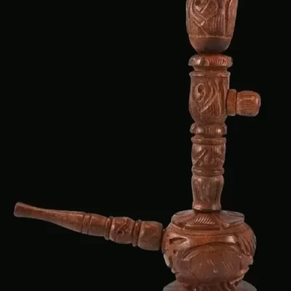 Carved Adjustable Wooden Pipe