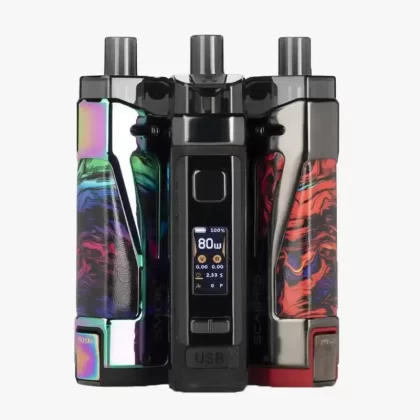Smok Scar P5 80W Pod Mod Vape Kit - Green Stabilizing Wood