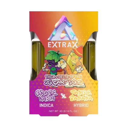 THCA + D9P 2G Cartridge Duo | Adios Blend – Extrax