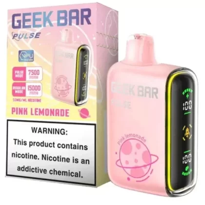 Pink Lemonade Geek Bar - Pack Count#Single Pack~Flavor#Pink Lemonade~Nicotine#50MG