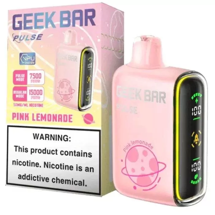Pink Lemonade Geek Bar - Pack Count#Single Pack~Flavor#Pink Lemonade~Nicotine#50MG
