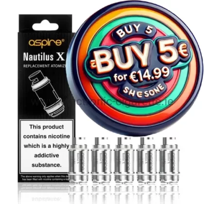 Aspire PockeX Replacement Coils Heads 5 units