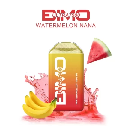 BIMO Ultra 7500 Puffs – Watermelon Nana - Ozvapeone (3DAF58)