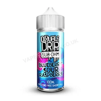 Blueberry Sour Raspberry E-Liquid Shortfill by Double Drip - Vapestreams Co