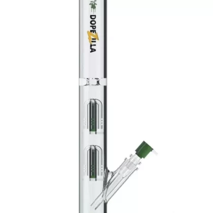 Dopezilla 16″ Hydra Bong - Color#Black>Milky Teal