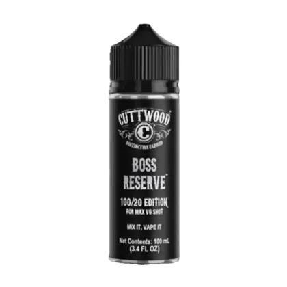 Cuttwood Boss Reserve 100ml Vape Juice - 1 x 18mg Nic Shot