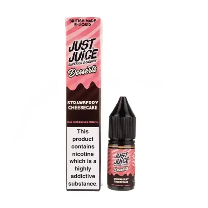 Strawberry Cheesecake Nic Salt E-Liquid by Just Jam Desserts - 5mg