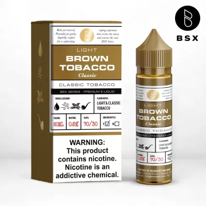 BSX Vapor BSX Series - Brown Tobacco - 60ML E-Liquid