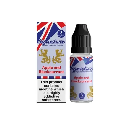3 mg Signature Vapors 10 ml E-Liquid-Sortiment (50VG/50PG)
