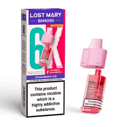 Strawberry Ice Lost Mary BM6000 Refill Pod
