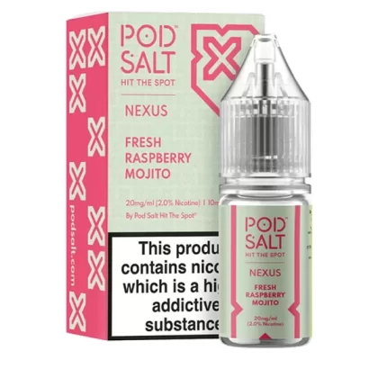 Fresh Raspberry Mojito Nexus Pod Salt Nic Salt E-liquid