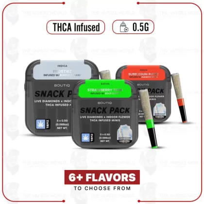 BOUTIQ THC-A Infused 0.5G Mini Pre-Rolls 5CT - Thevapersworld