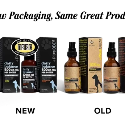 PlusCBD PET CBD OIL 500MG PEANUT BUTTER