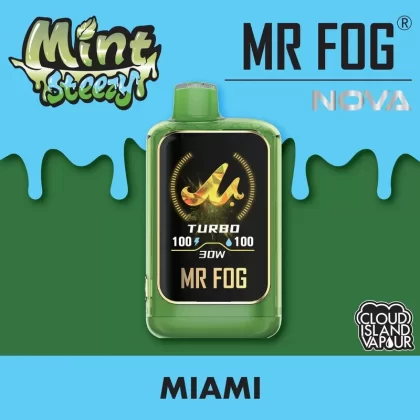 MR FOG NOVA 36K Disposable Vape – Mint Steezy Miami