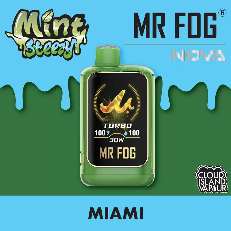MR FOG NOVA 36K Disposable Vape – Mint Steezy Miami