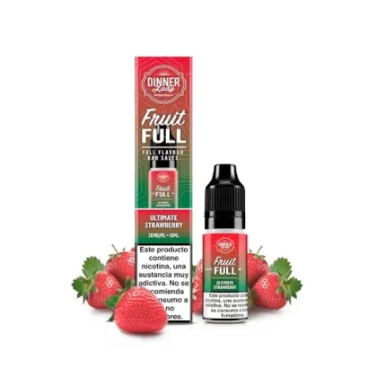 Dinner Lady Fruit Full Ultimate Strawberry 10ml Nic Salt - Nicotine#20 mg/ml