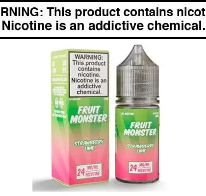 STRAWBERRY LIME BY FRUIT MONSTER SALT NIC 30ML - Vapejuice