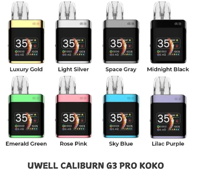 UWELL Caliburn G3 Pro Koko Pod System - Vapesmokezone