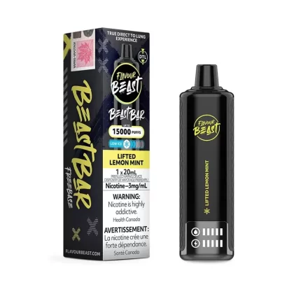 Flavour Beast Bar Lifted Lemon Mint Disposable Vape Pen