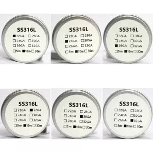 SS316 10m DIY Heating Resistance Coils for Vape Rta RDA RDTA Subohm Tank