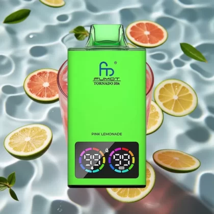 Fumot Tornado 35K Disposable Vape Pink Lemonade – 15ml, 700mAh, Dual Mesh, USB-C, RGB