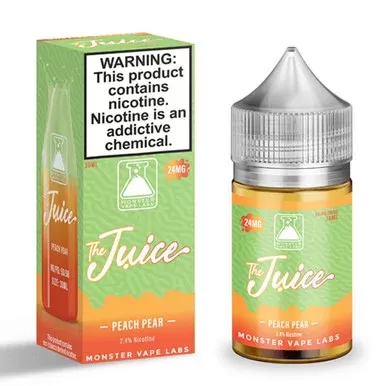Peach Pear Juice Monster Salts 30mL
