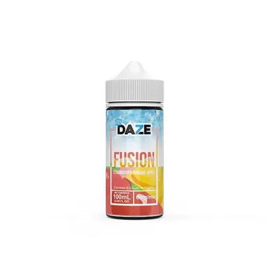 7 Daze Fusion Strawberry Banana Apple CHILLED Vape e-Liquid 100mL - Vape Product, Vape Product