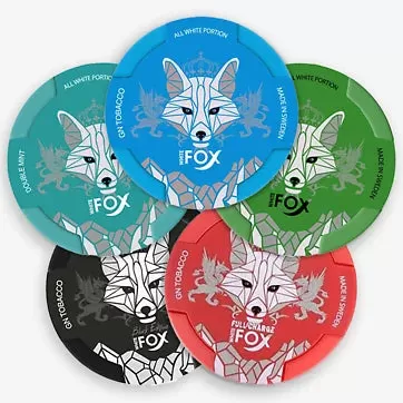 WHITE FOX NICOTINE POUCHES - 22 mg / Black Edition